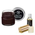 Набор для ухода за обувью из замши и нубука  баклажан  MAVI STEP Aurora Kit