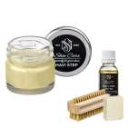 Набір для догляду за взуттям із замші та нубуку кремовий MAVI STEP Aurora Kit
