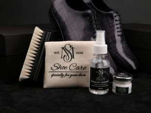 MAVI STEP Smooth Blues Quartet Leather Shoe Care Kit