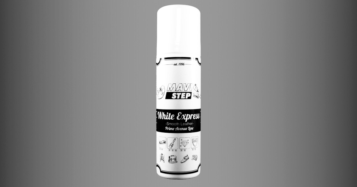 Белая крем-краска для обуви MAVI STEP White Express, 75 мл